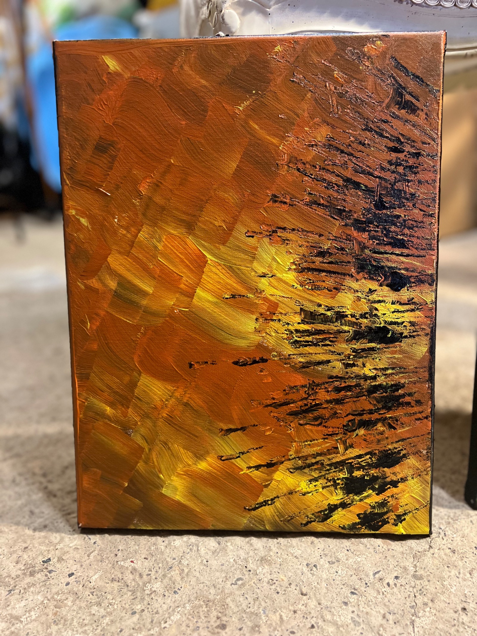 Original artwork titled Sunburn by Kris Oliver