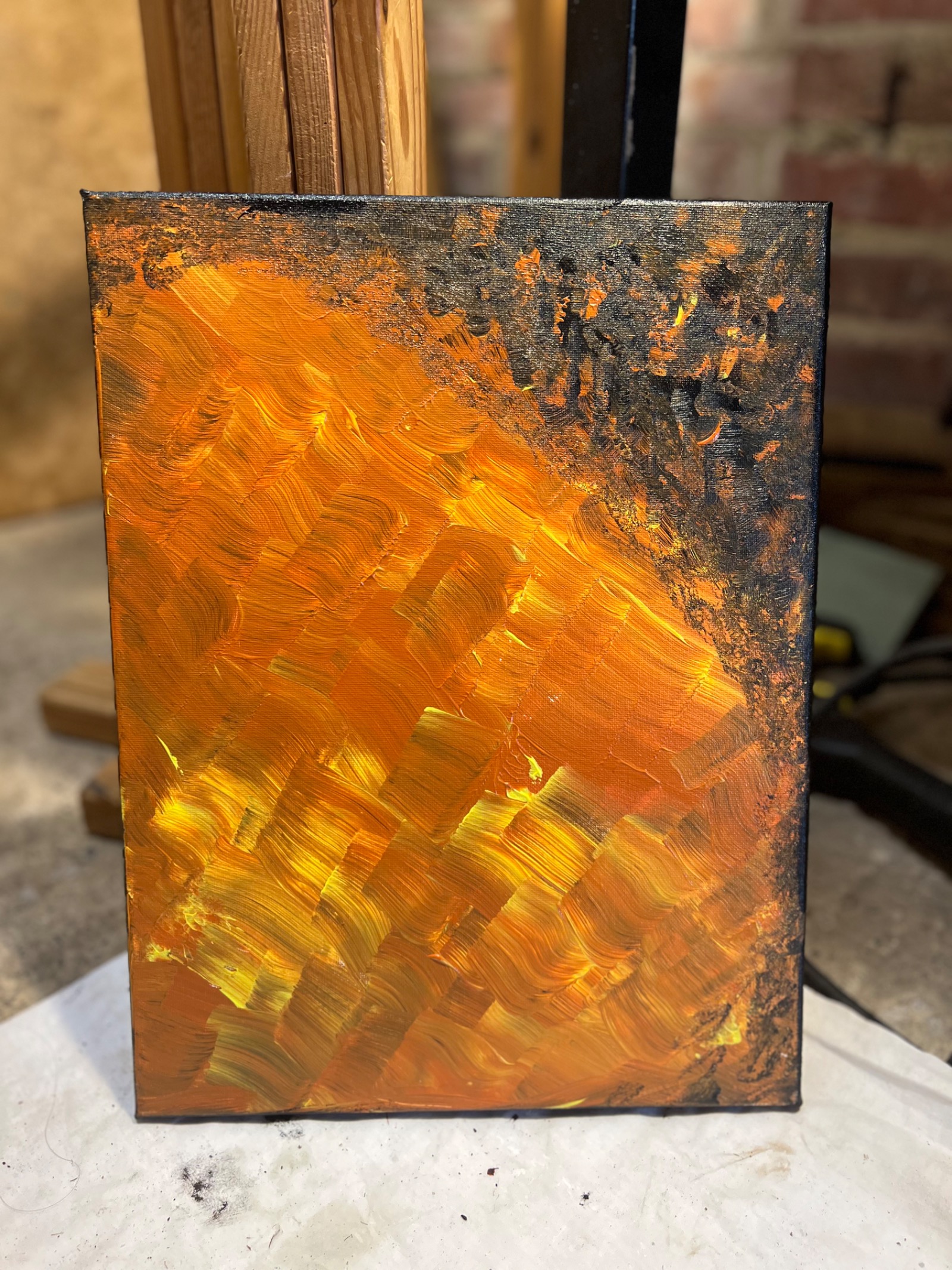 Original artwork titled Sun horizon by Kris Oliver