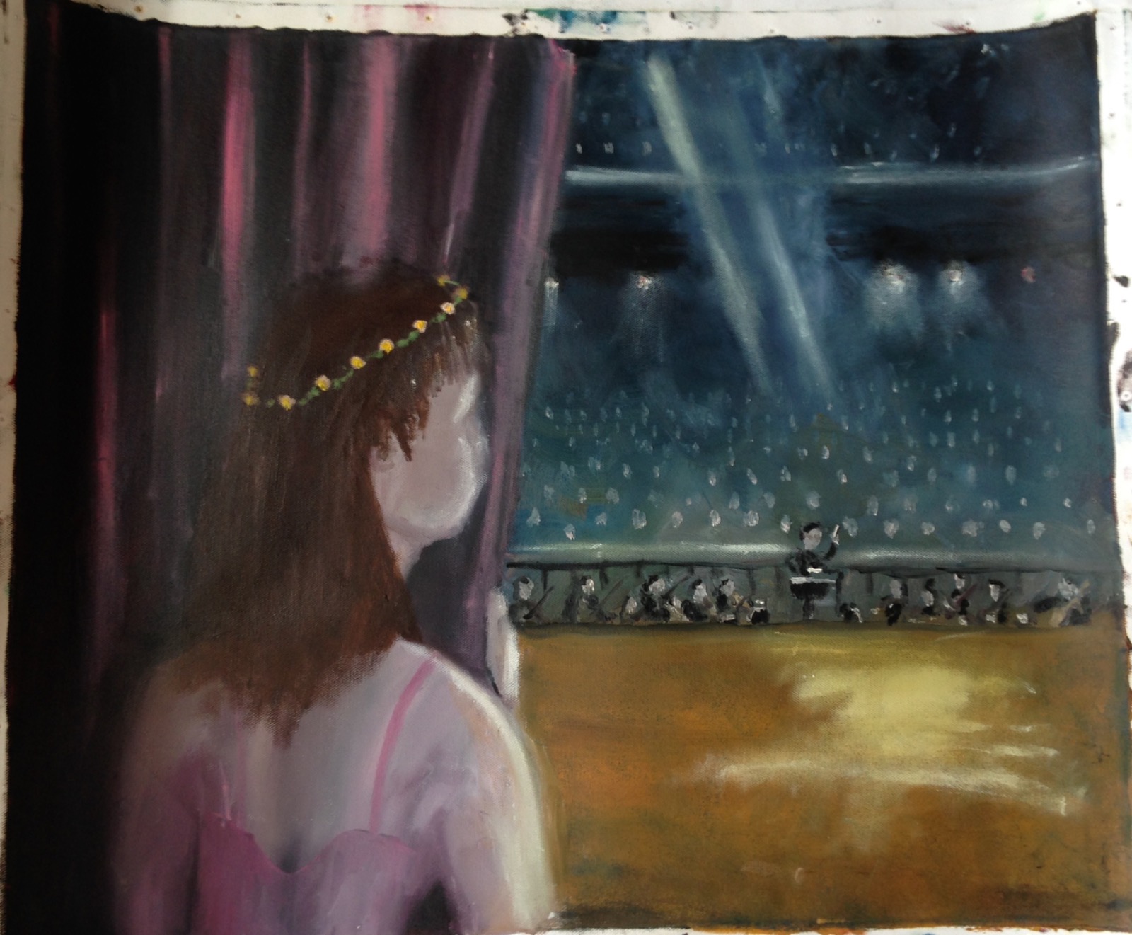 Original artwork titled The First Night by Kris Oliver