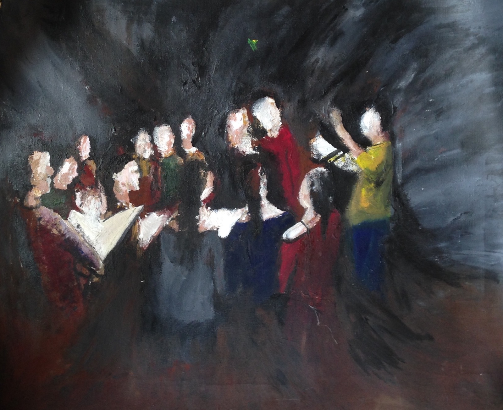 Original artwork titled The Night Choir by Kris Oliver