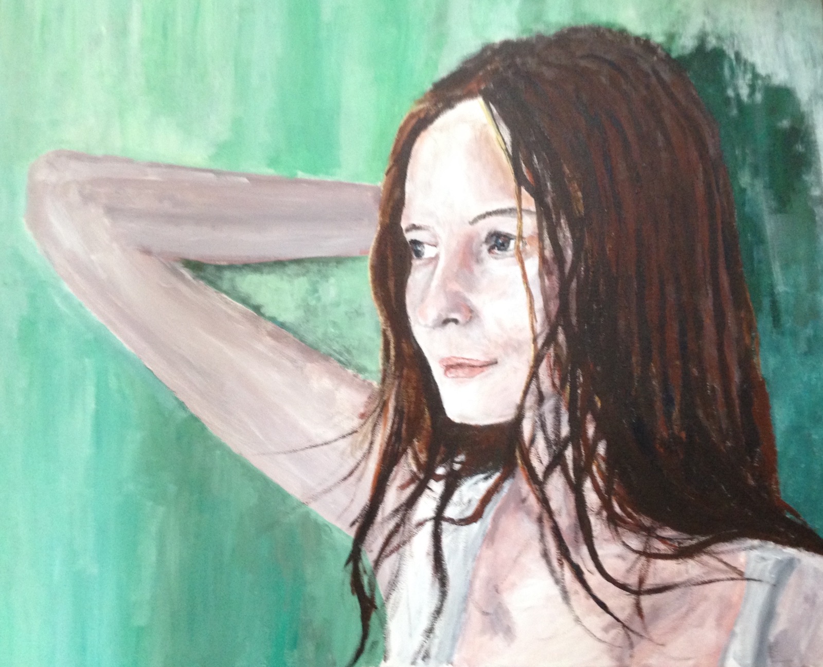 Original artwork titled Morning thoughts by Kris Oliver